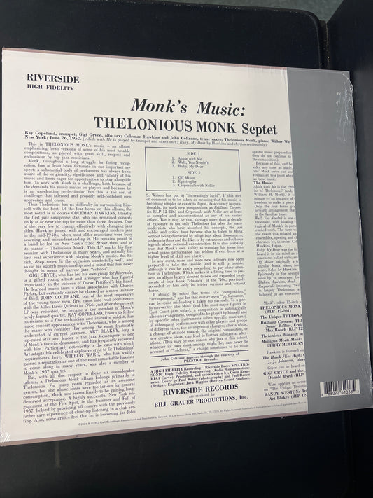 THELONIOUS MONK - septet Monk’s Music