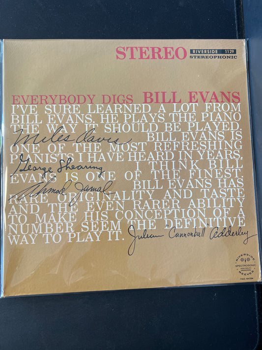 BILL EVANS TRIO - everybody digs Bill Evans