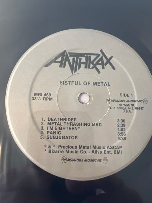 ANTHAX - fistful of metal