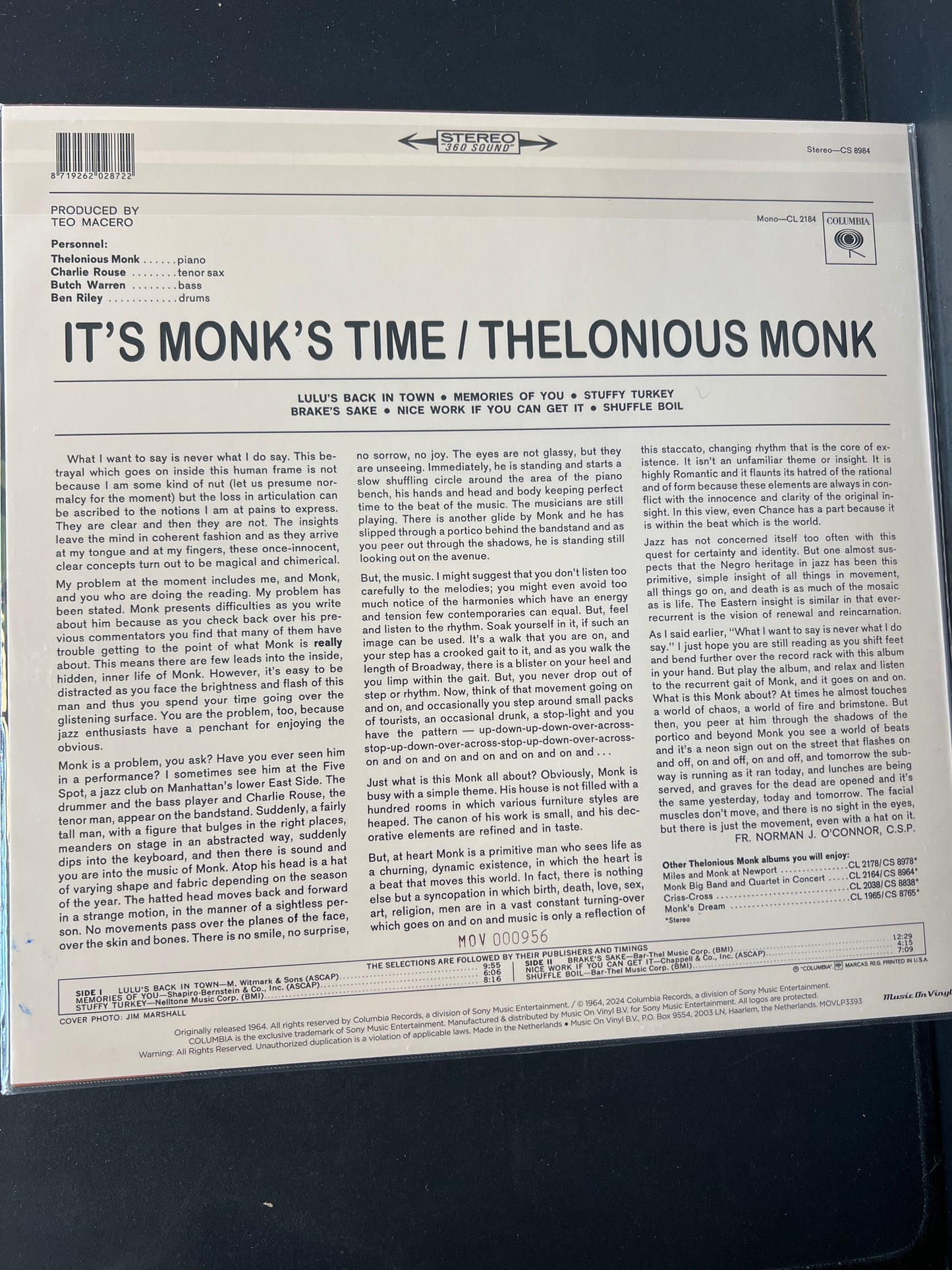 THELONIOUS MONK - it’s Monk’s time