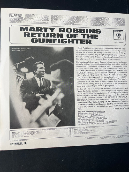 MARTY ROBBINS - return of the gunfighter