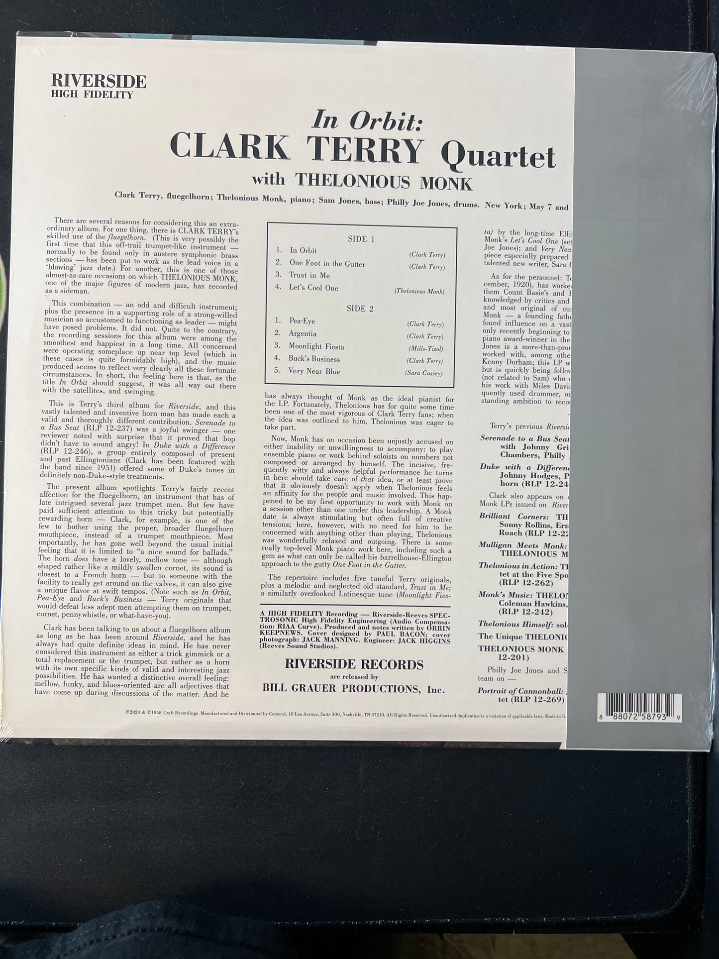 CLARK TERRY - in orbit