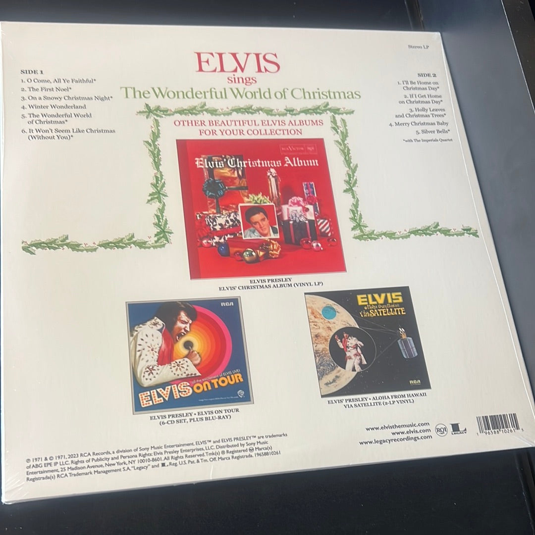 ELVIS PRESLEY - Elvis sings the wonderful world of Christmas