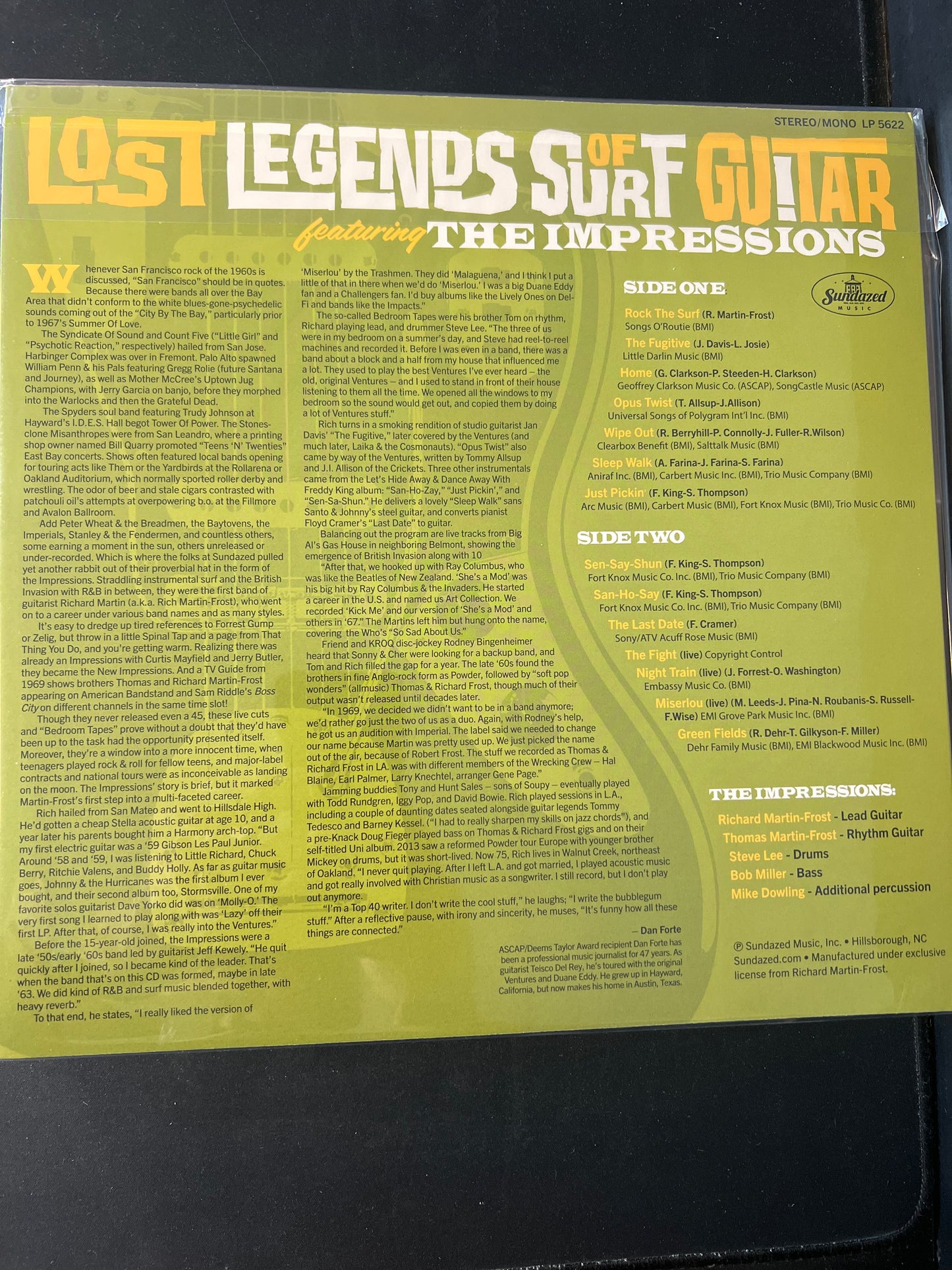 THE IMPRESSIONS - lost legends of surf guitar