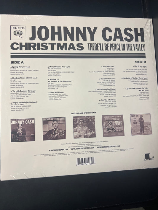 JOHNNY CASH - Christmas, there’ll be peace in the valley