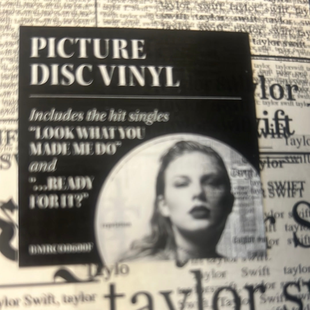Taylor Swift vinyl Reputation picture disk - Media