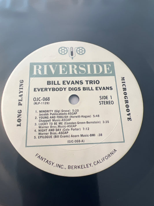 BILL EVANS TRIO - everybody digs Bill Evans