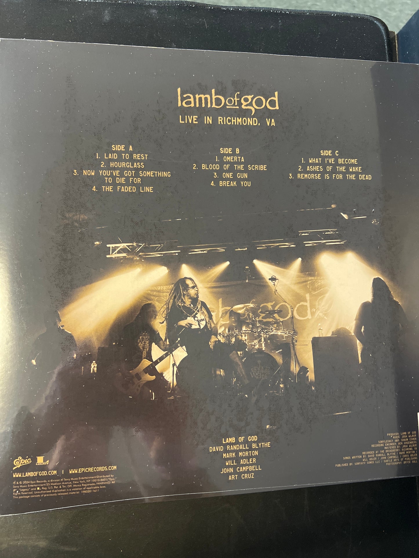 LAMB OF GOD - live in Richmond, VA