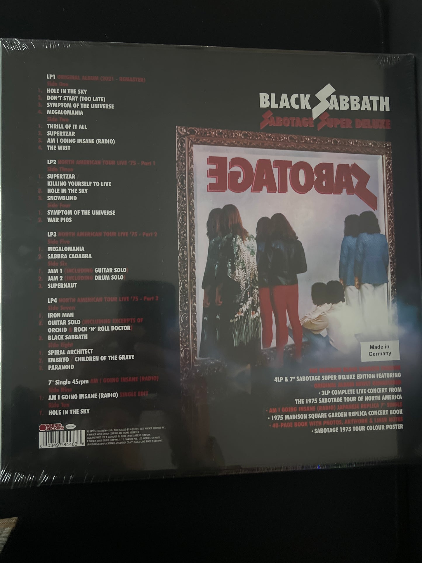 BLACK SABBATH - Sabotage (super deluxe box set)