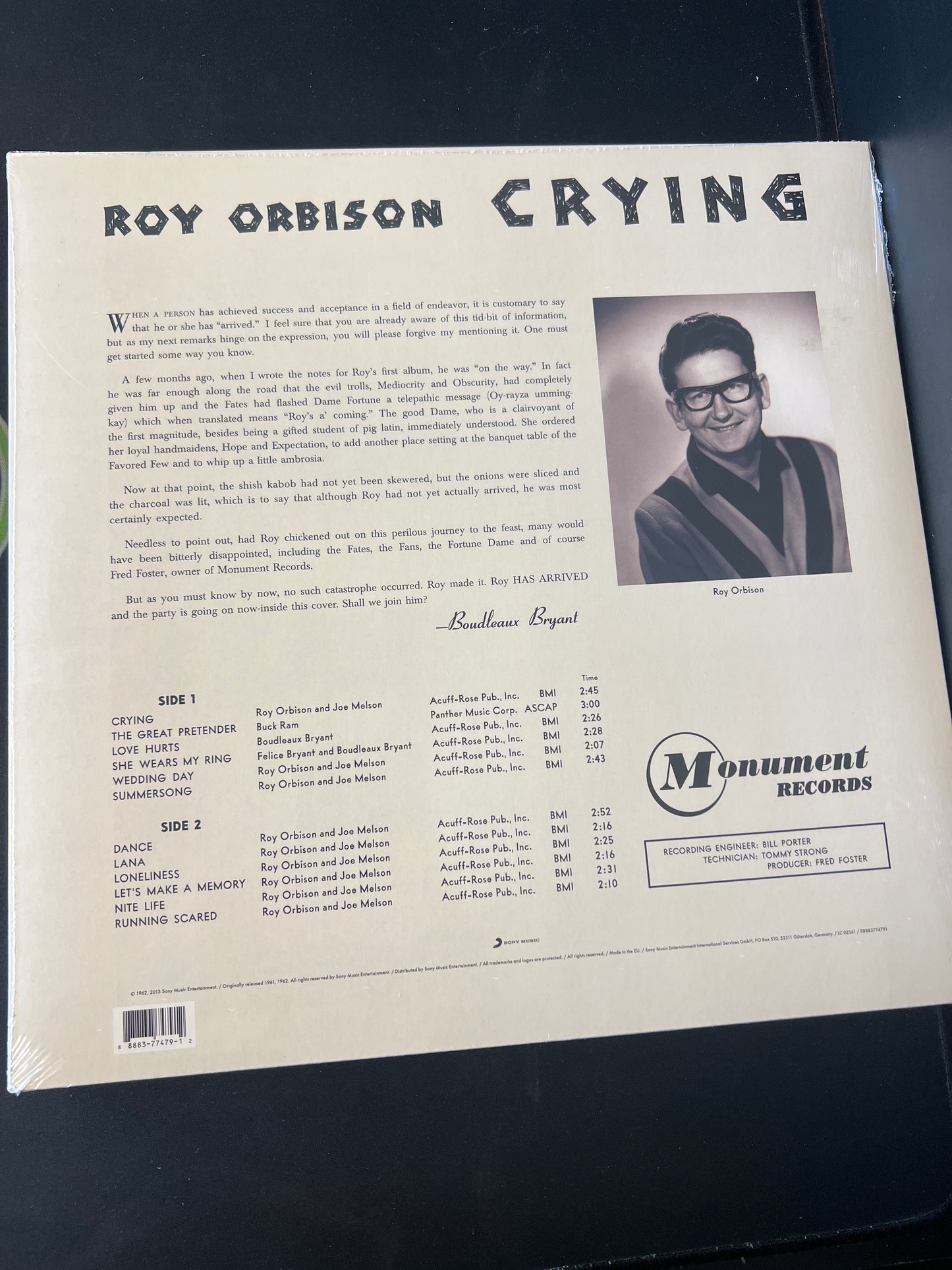 ROY ORBISON - cryin