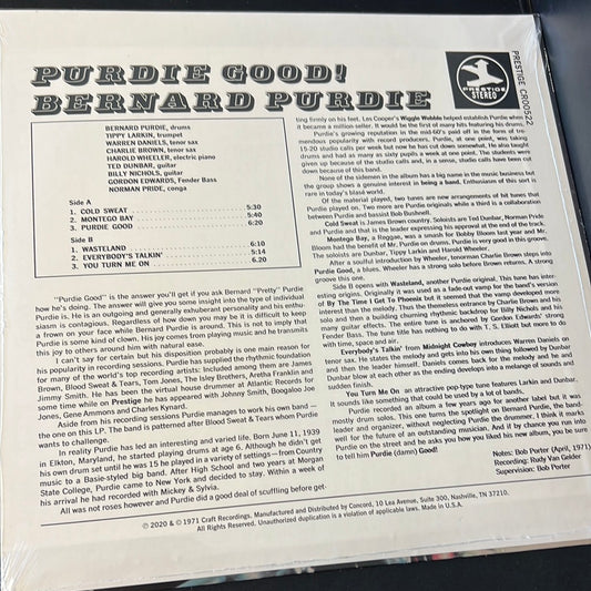 BERNARD PURDIE - Purdie Good!