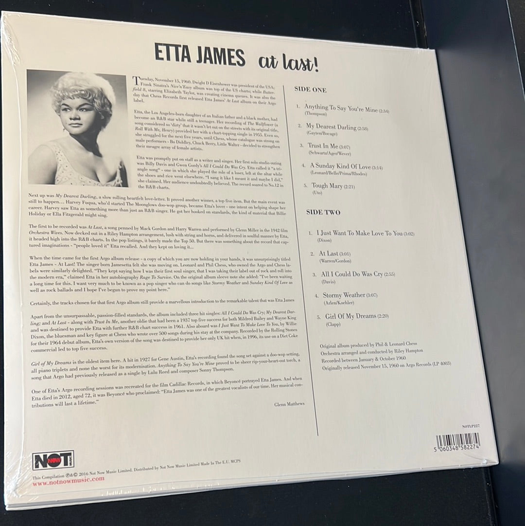 ETTA JAMES - at last!