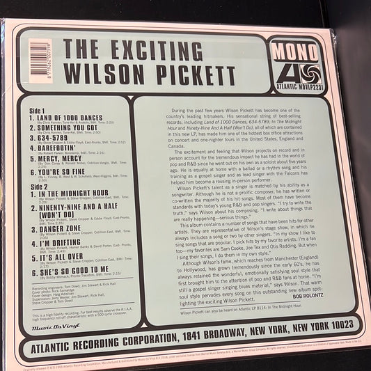 WILSON PICKETT - the exciting