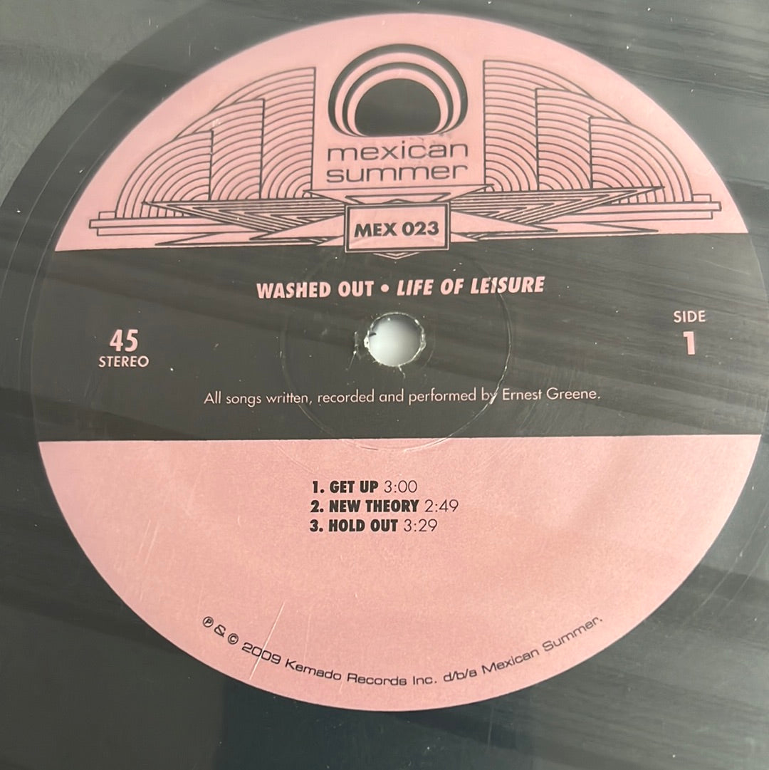 Washed Out/Life Of Leisure 激レア レコード LP - レコード