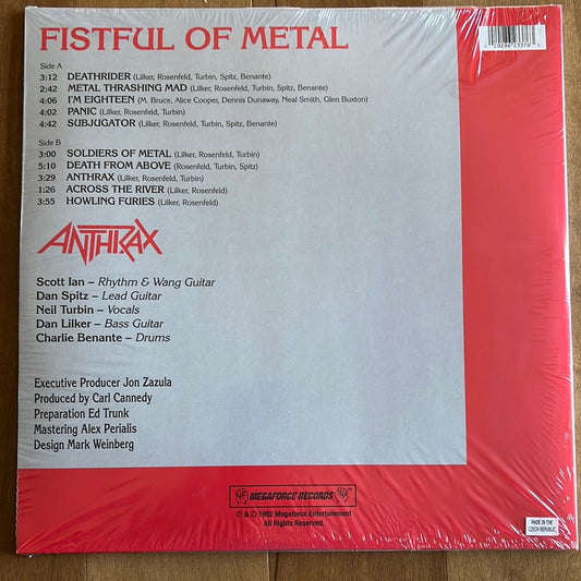 ANTHRAX - fistful of Metal