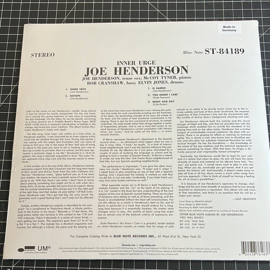 JOE HENDERSON “inner urge”