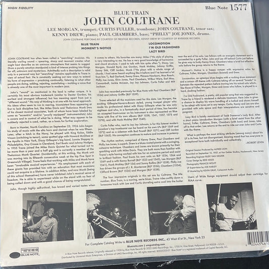 JOHN COLTRANE - blue train